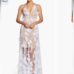 Dress the population Sidney gown xs